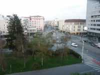 Utsikten fr�n hotellf�nstret