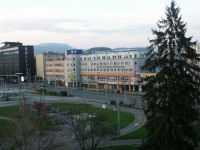 Utsikten fr�n hotellf�nstret