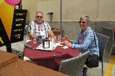 Paus i den lilla staden Erice p� v�gen